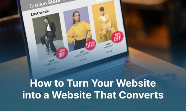 Checking Website on the Laptop